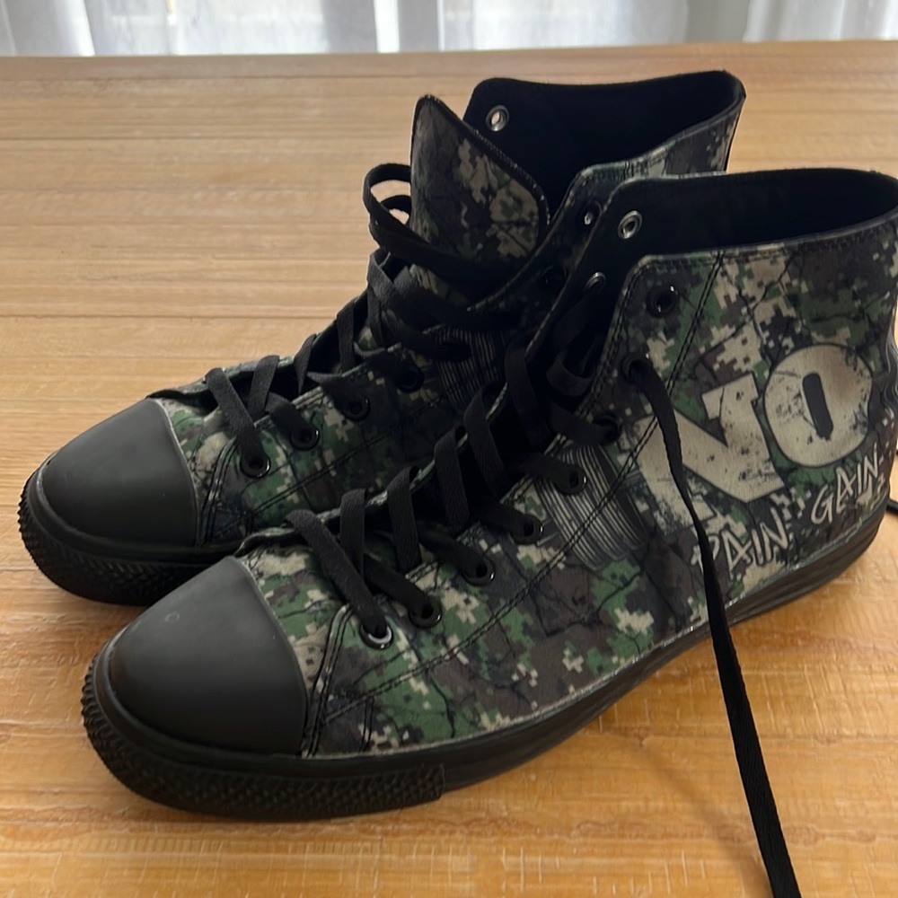 RAAD no pain no game high tops (like new)